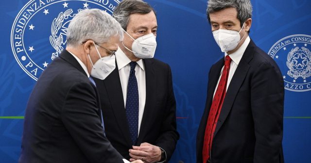 Draghi Franco e Orlando, presentazione Def. Idea Recovery di Guerra