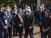 Forum Verso Sud. Mattarella, Draghi e Mara Carfagna a Sorrento per il rilancio del Mezzogiorno Verso Sud a Sorrento. Nella foto Mattarella, Carfagna e Fico