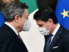 Scontro Draghi-Conte: 5stelle restano al Governo, ma Superbonus sarà decisivo Mario Draghi e Giuseppe Conte