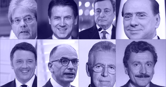 Cambio premier Italia