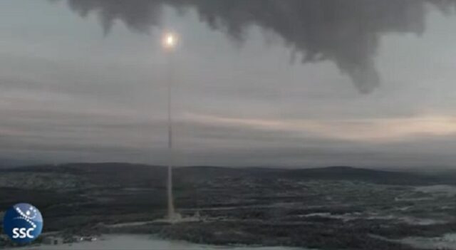 Lancio nello spazio capsula Mini Irene Napoli