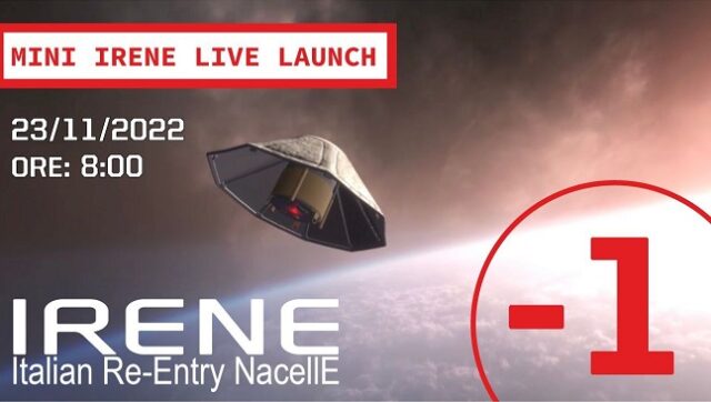 Mini Irene satellite Campania