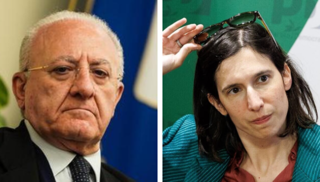 Vincenzo De Luca - Elly Schlein