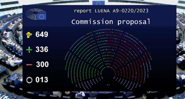 Votazione nature restoration law parlamento europeo