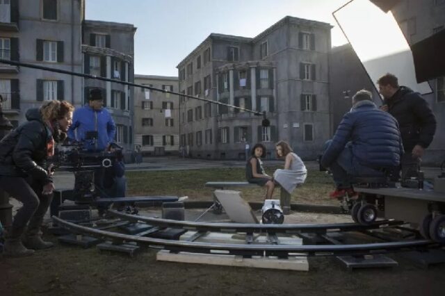 L'amica geniale set cinema