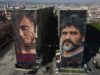 Taverna del Ferro: Jorit e Manfredi provano a salvare il murale di Maradona Murale Maradona Jorit