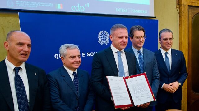 Accordo agricoltura cdp intesa sanpaolo masaf