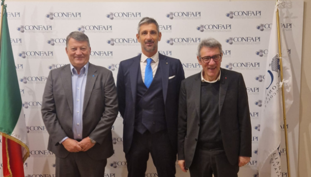 Cristian Camisa, Maurizio Landini e Pierpaolo Bombardieri