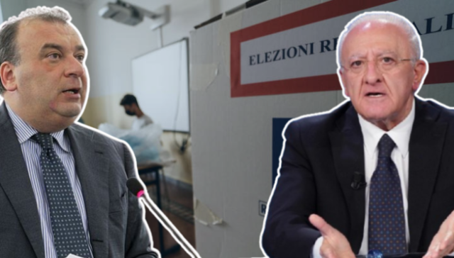 Elezioni regionali Campania Martusciello De Luca