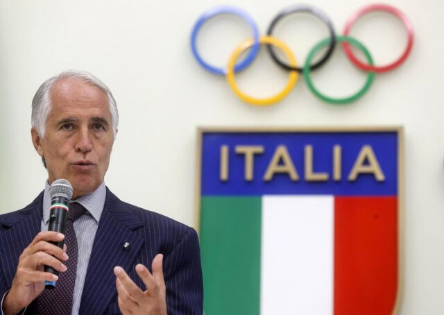 Giovanni Malagò (CONI) Stadio Maradona