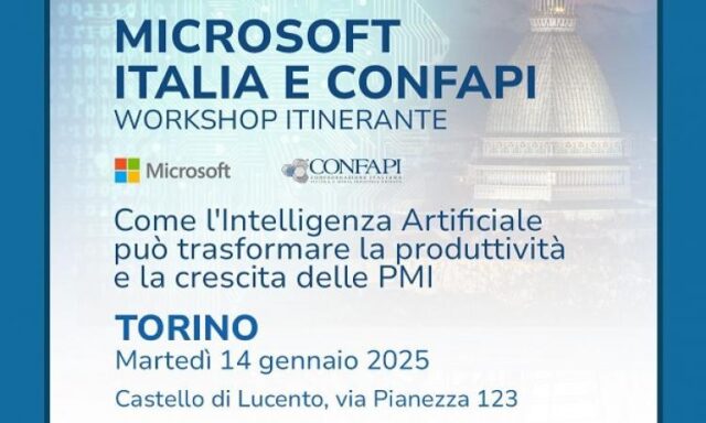 Microsoft e Confapi intelligenza artificiale e produttività