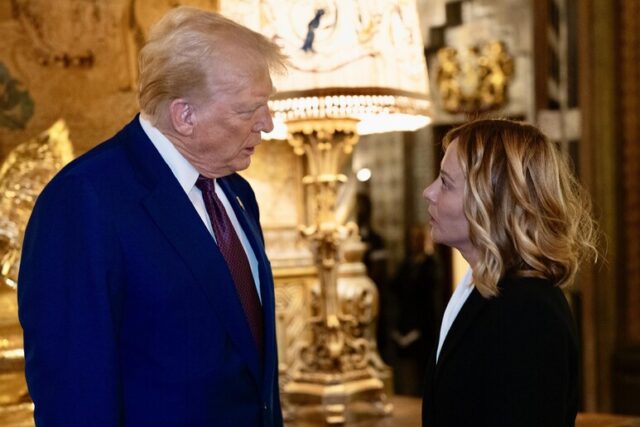 Trump Meloni dazi