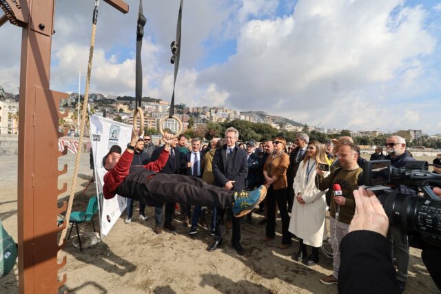 Mappatella Gym palestra spiaggia Napoli