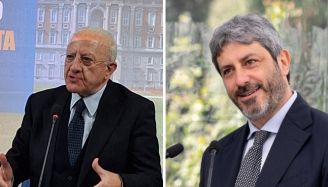 Vincenzo De Luca e Roberto Fico Regione Campania