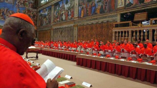 Conclave foto cardinali Morte Papa Francesco