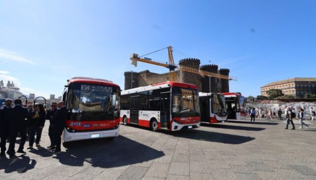 Anm Napoli bus elettrici