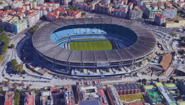 Stadio Maradona frame Google Earth