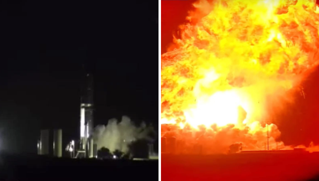 Space X esplosione