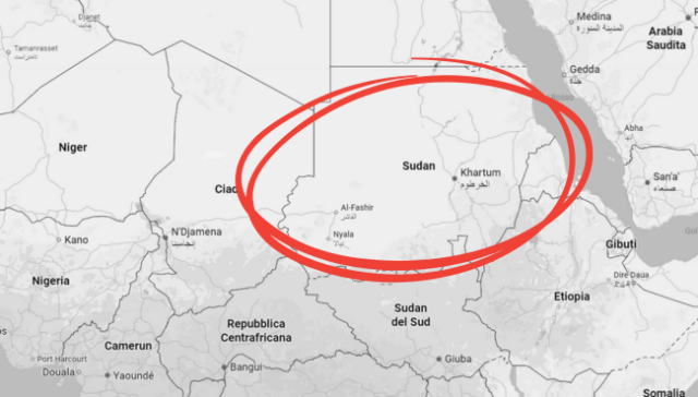 Mappa Sudan