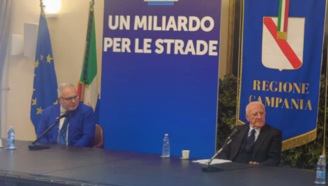Luca Cascone Vincenzo De Luca strade un miliardo Regione Campania