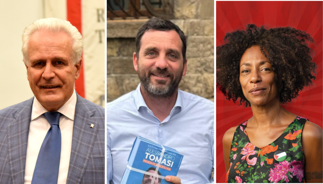 Elezioni Regionali, il centrosinistra regge in Toscana: Giani avanti negli exit poll Elezioni Regionali Toscana Giani - Tomasi - Bundu