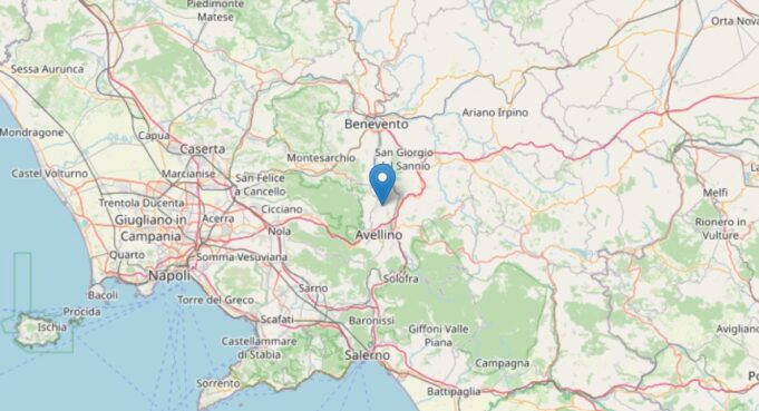 Terremoto in provincia di Avellino: scossa avvertita anche a Napoli e Salerno Terremoto Avellino