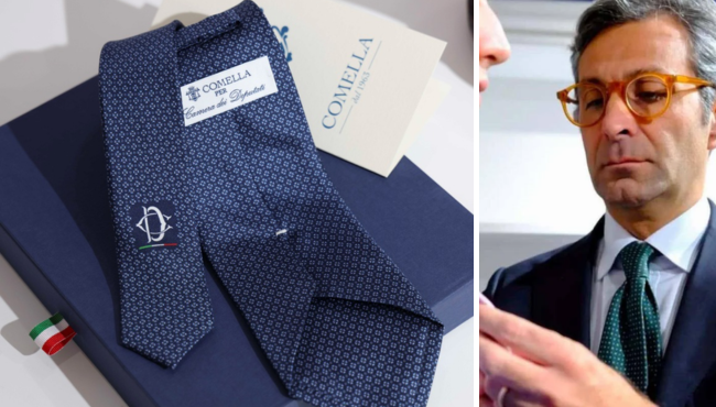 Da Aversa a Montecitorio, la sartoria Comella firma cravatte e foulard per la Camera dei Deputati Camera dei deputati sartoria comella