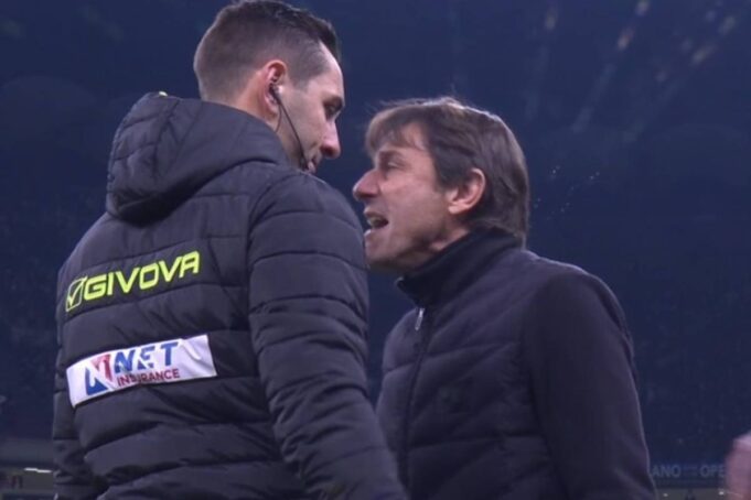 Conte fermato dal giudice sportivo: due turni di stop dopo il caso San Siro