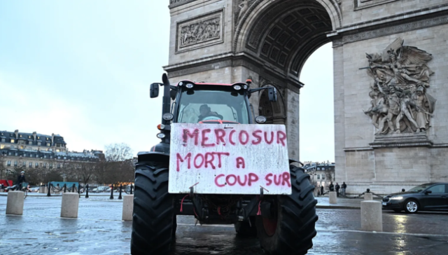 Mercosur Francia Parigi Proteste