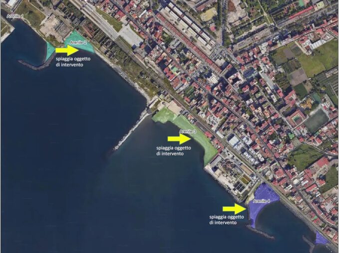 Napoli Est, parte la bonifica dell’ultimo lotto degli arenili di San Giovanni a Teduccio Riqualificazione San Giovanni a Teduccio