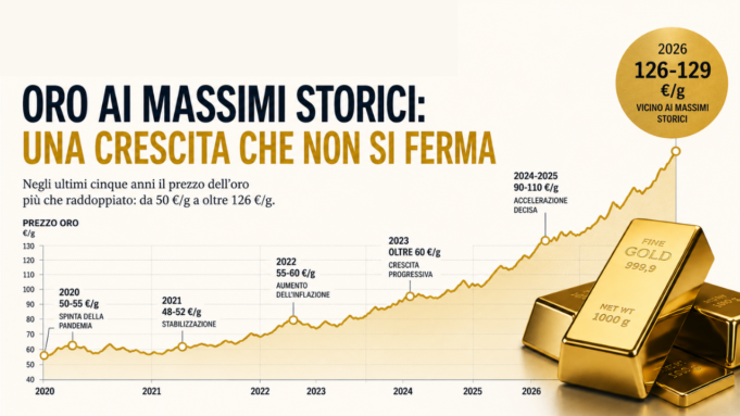 “La corsa dell’oro”: tra crisi internazionali e domanda delle banche centrali, il metallo rifugio è “inarrestabile”