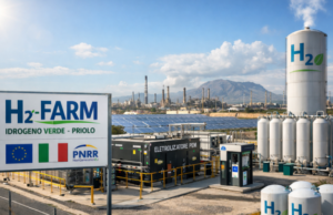 A Priolo nasce H2‑Farm: completato il primo impianto siciliano di idrogeno verde finanziato dal PNRR Hydrogen valley