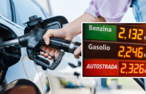 Carburanti, nuovi rialzi: benzina a 2,132 euro, gasolio a 2,246. In autostrada diesel a 2,326 euro