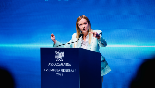 Giorgia Meloni assolombarda